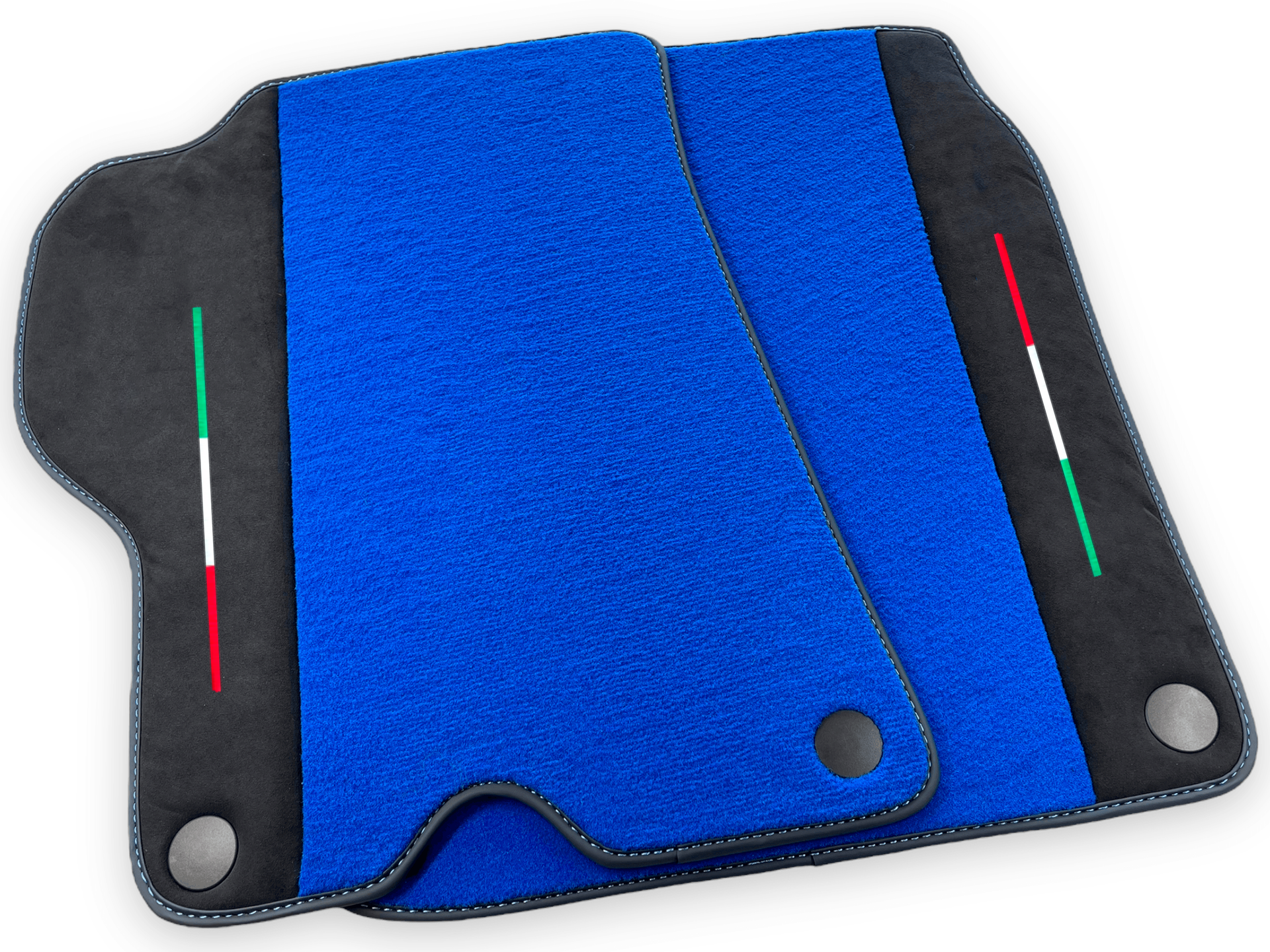 Blue Car Mats For Ferrari California 2008-2014 With Alcantara