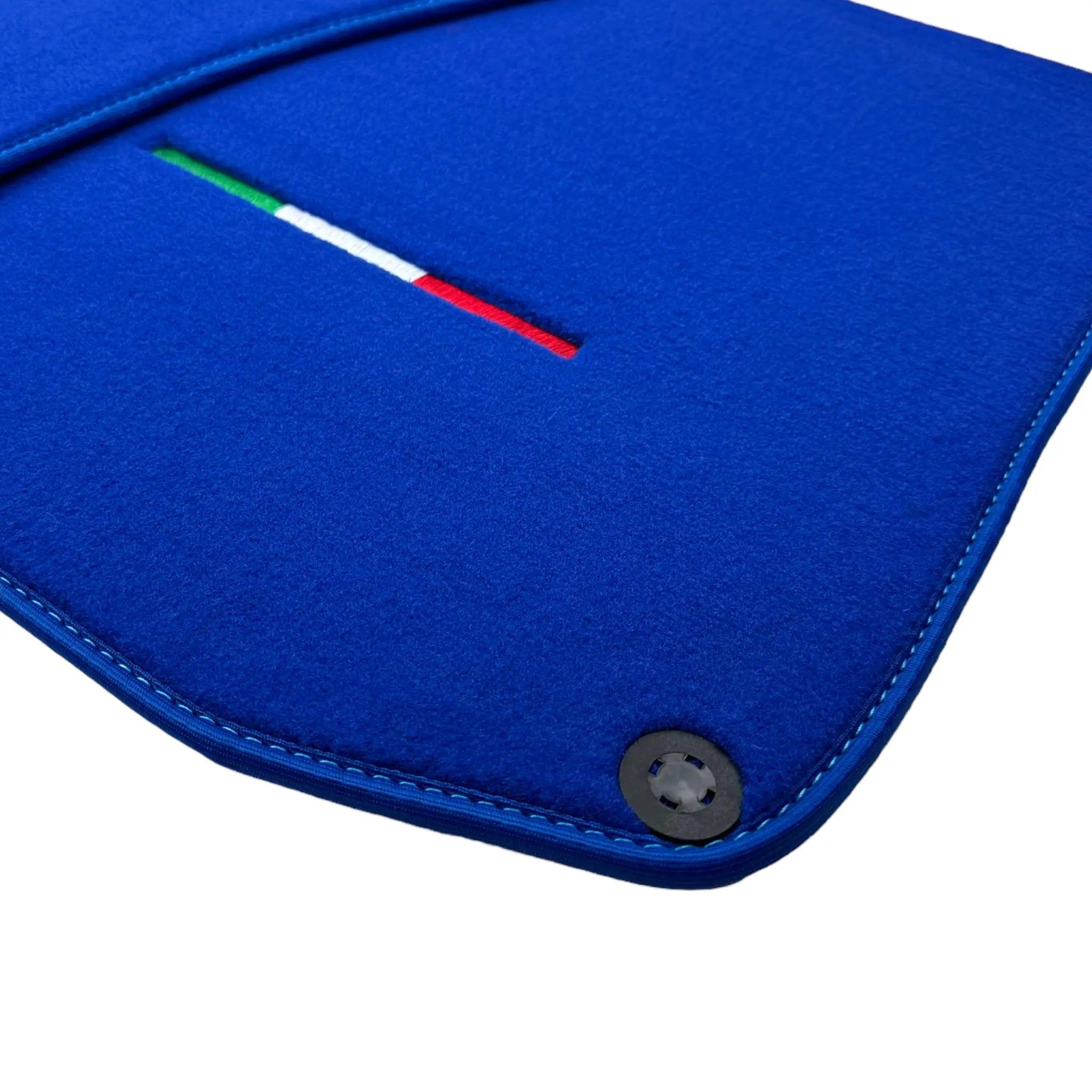 Blue Floor Mats For Ferrari Portofino (2018-2023) Italian Edition