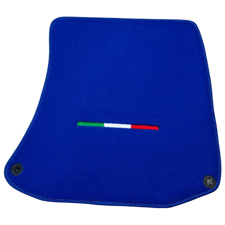 Blue Floor Mats For Ferrari Roma (2021-2024) Italian Edition - Scuderia