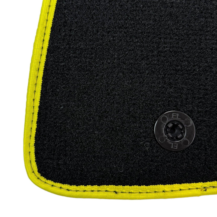 Carbon Fiber Floor Mats for Ferrari 812 Superfast | Yellow Trim