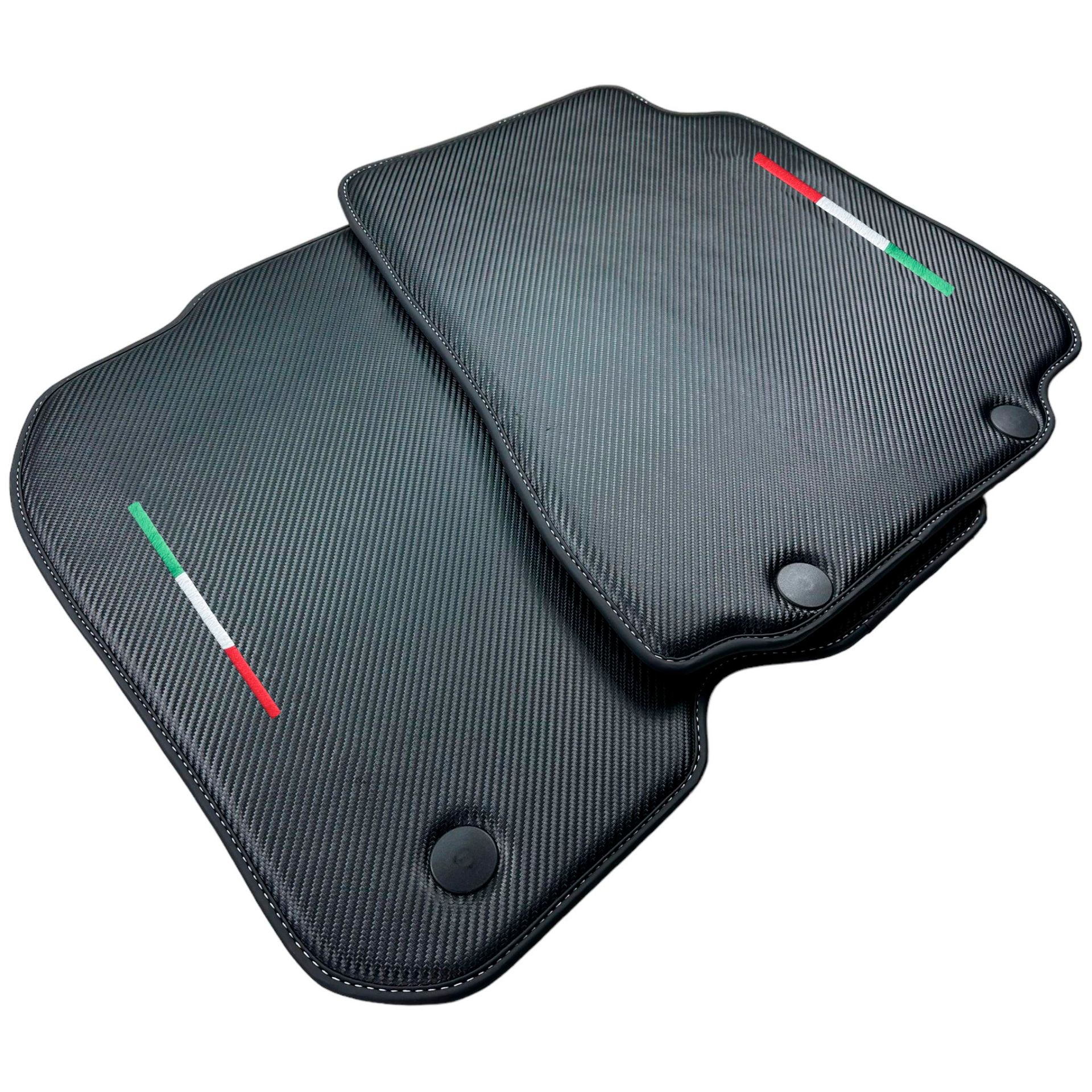 Carbon Fiber Leather Car Mats For Ferrari 812 Superfast