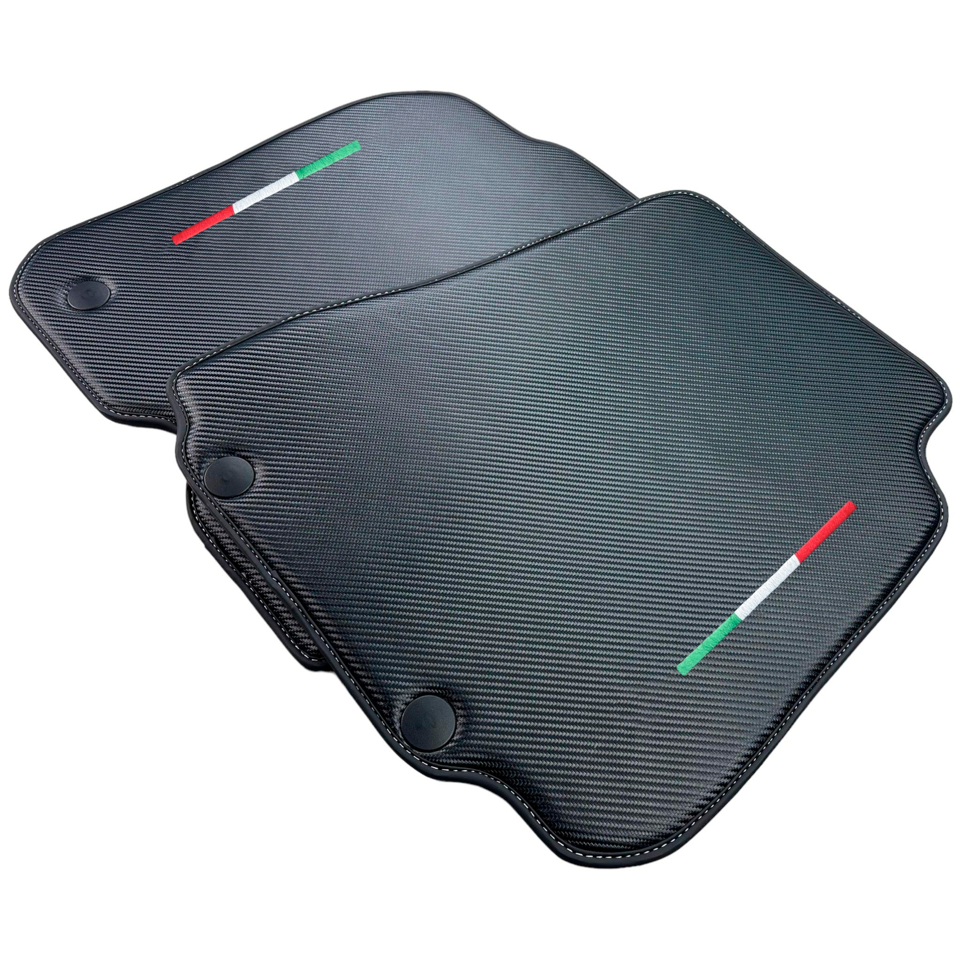 Carbon Fiber Leather Car Mats For Ferrari 812 Superfast