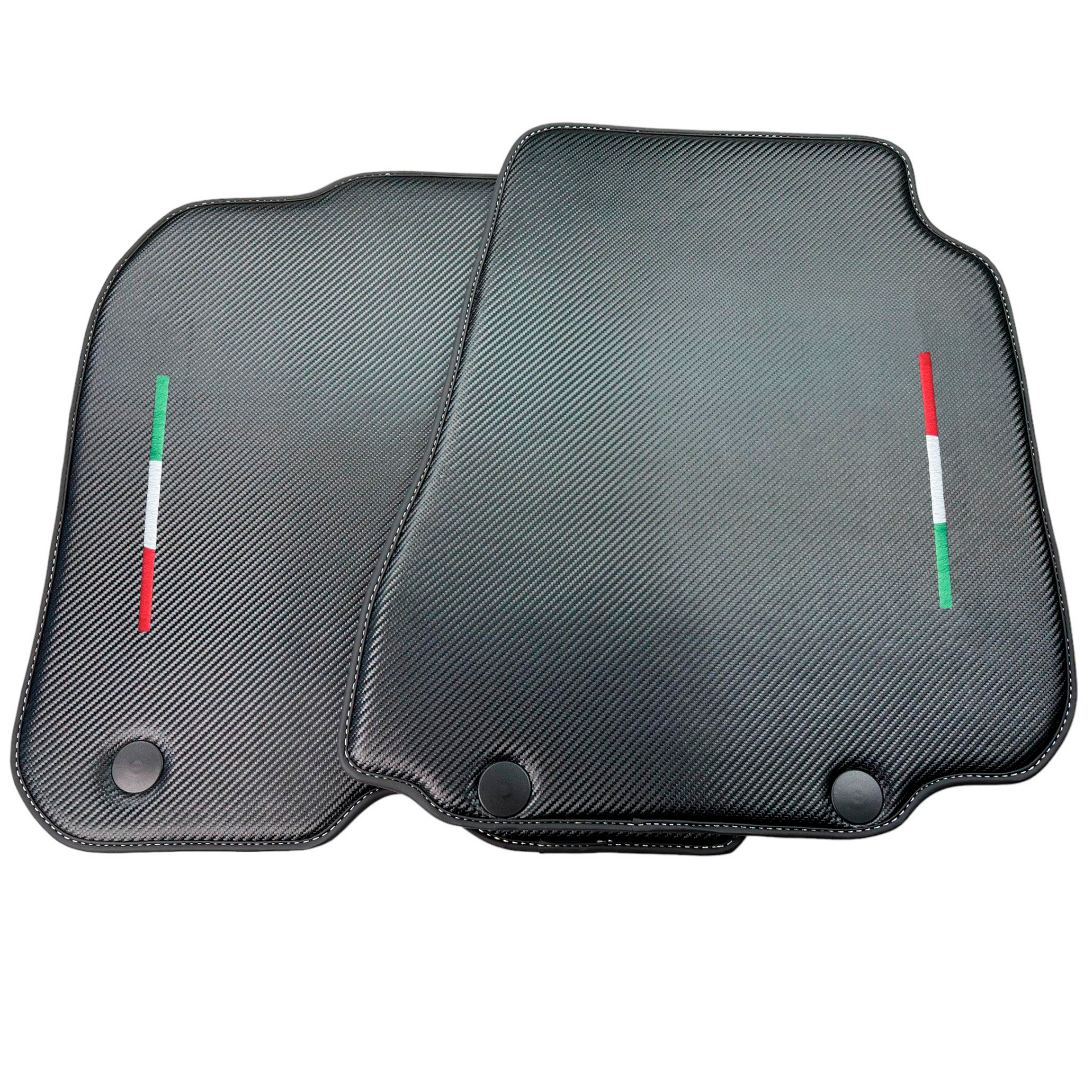 Carbon Fiber Leather Car Mats For Ferrari 812 Superfast