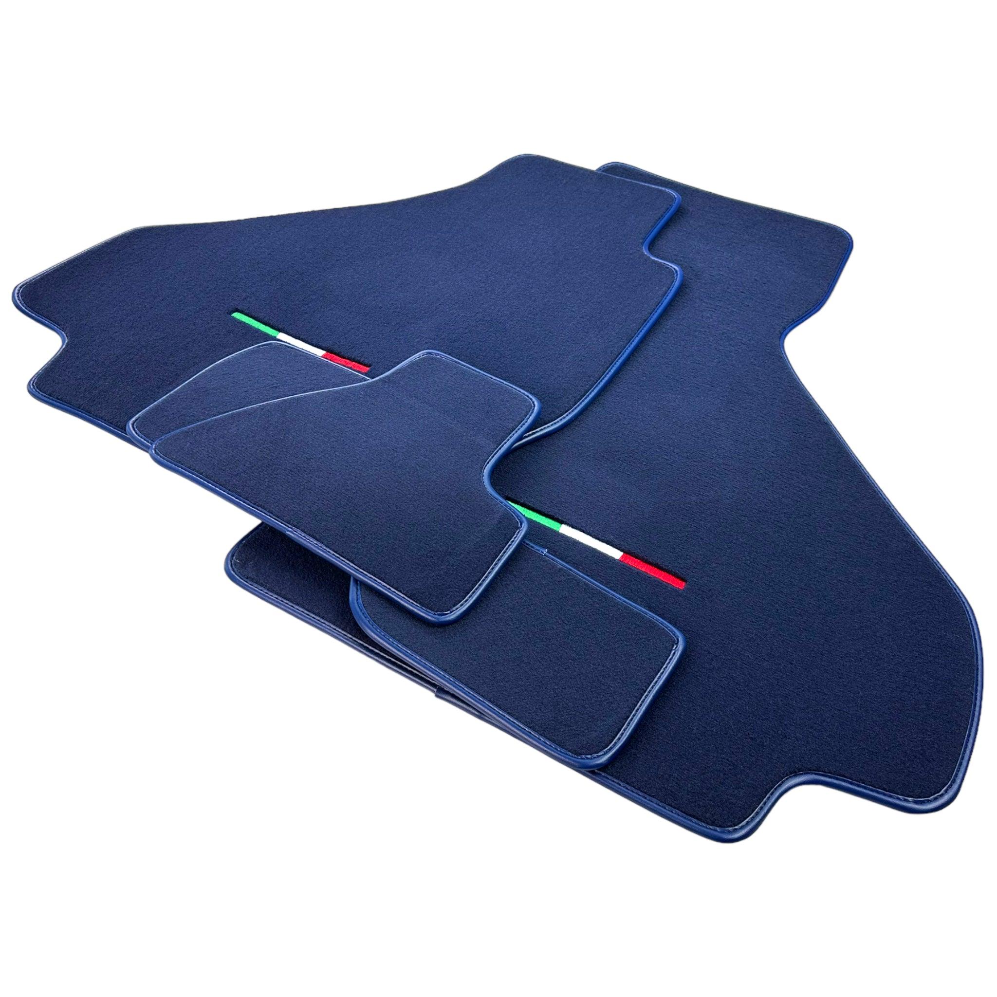 Dark Blue Floor Mats For Ferrari 512 TR 1992-1994 - Scuderia