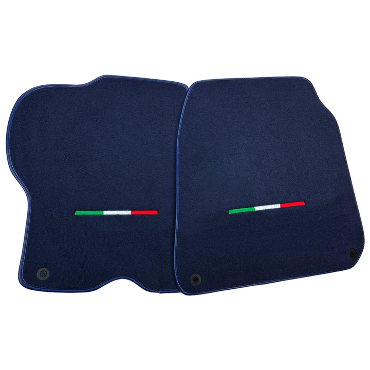 Dark Blue Floor Mats For Ferrari GTC4 Lusso (2016-2023) Italian Edition