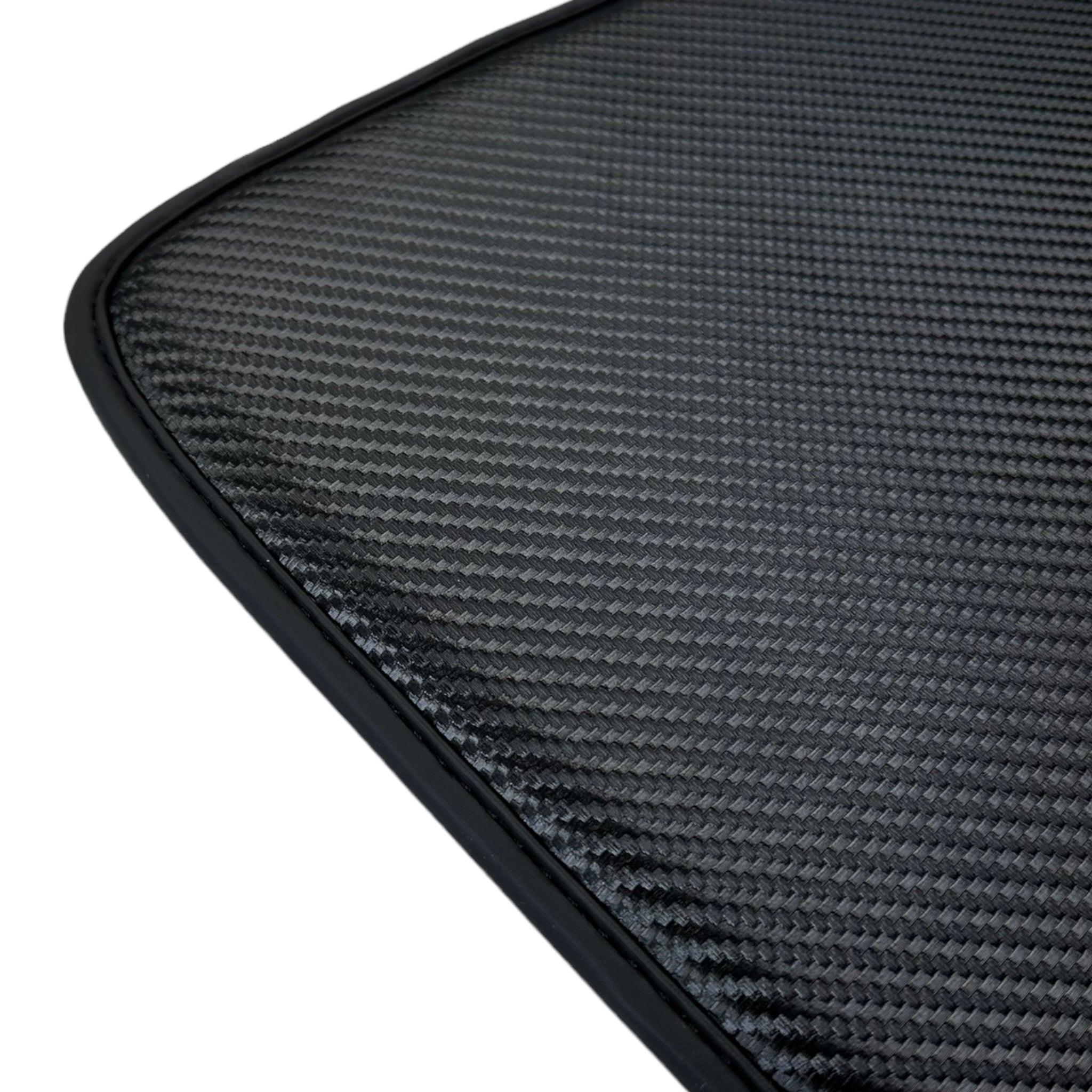 Floor Mats for Ferrari 296 GTB (2022-2024) Made From Carbon Fiber Leather