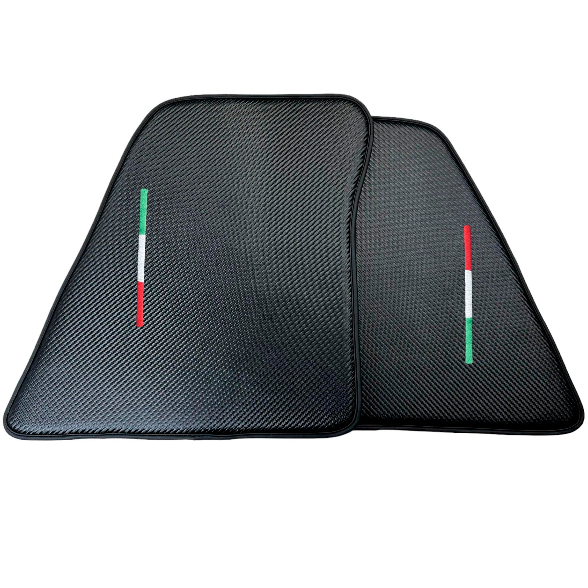 Car Mats for Ferrari 296 GTB (2022-2024) Made From Carbon Fiber Leather