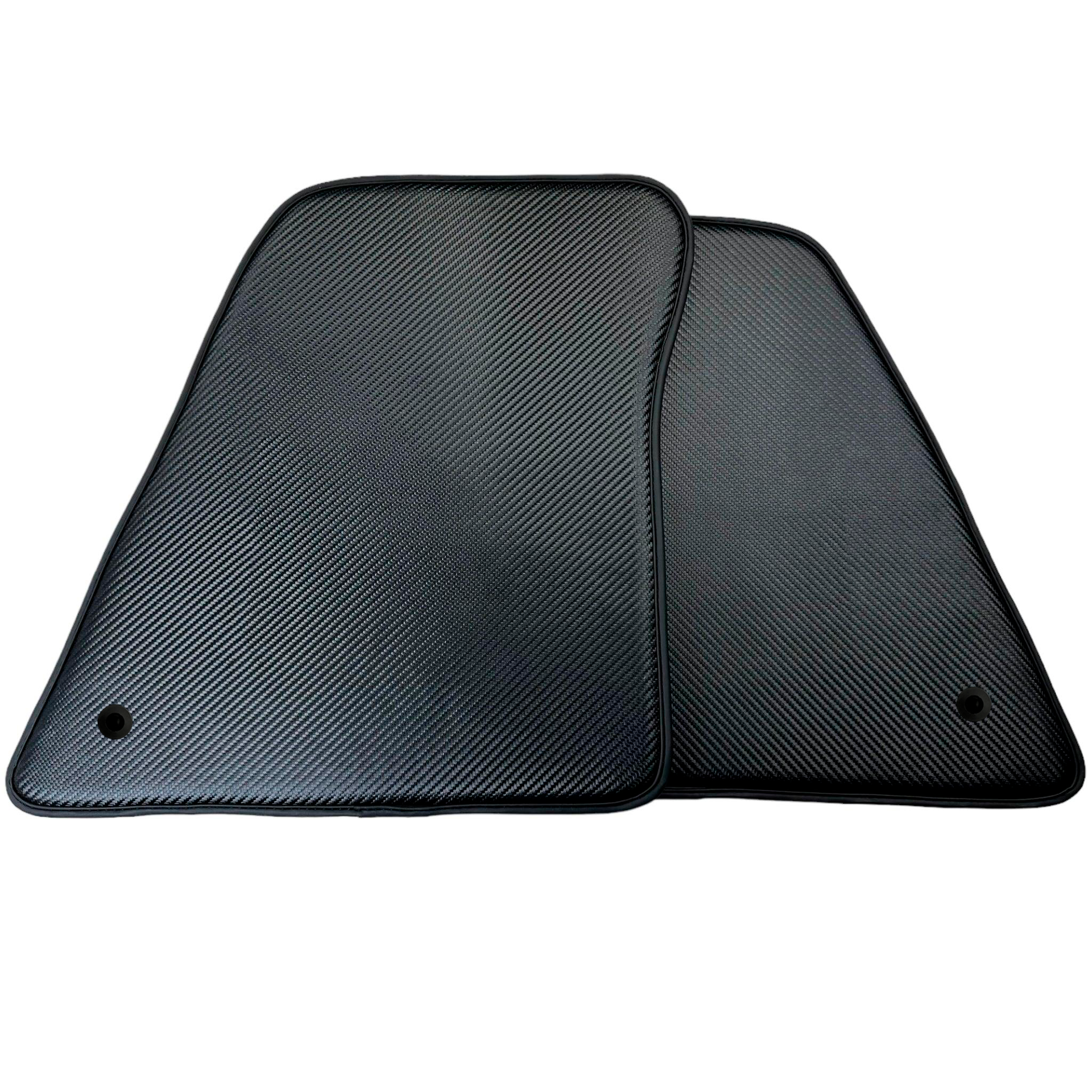 Car Mats for Ferrari SF90 Stradale (2019-2024) Made From Carbon Fiber Leather