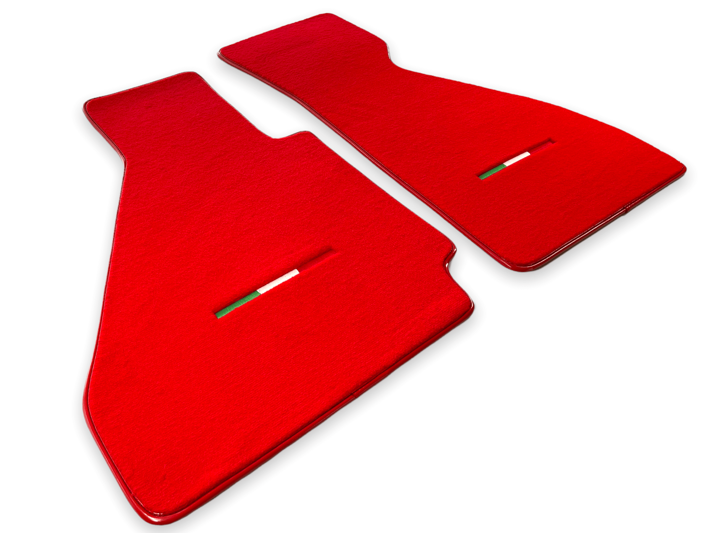 Floor Mats For Ferrari 328 GTB 1985-1989 Red Scuderia Brand Italian Edition - Scuderia