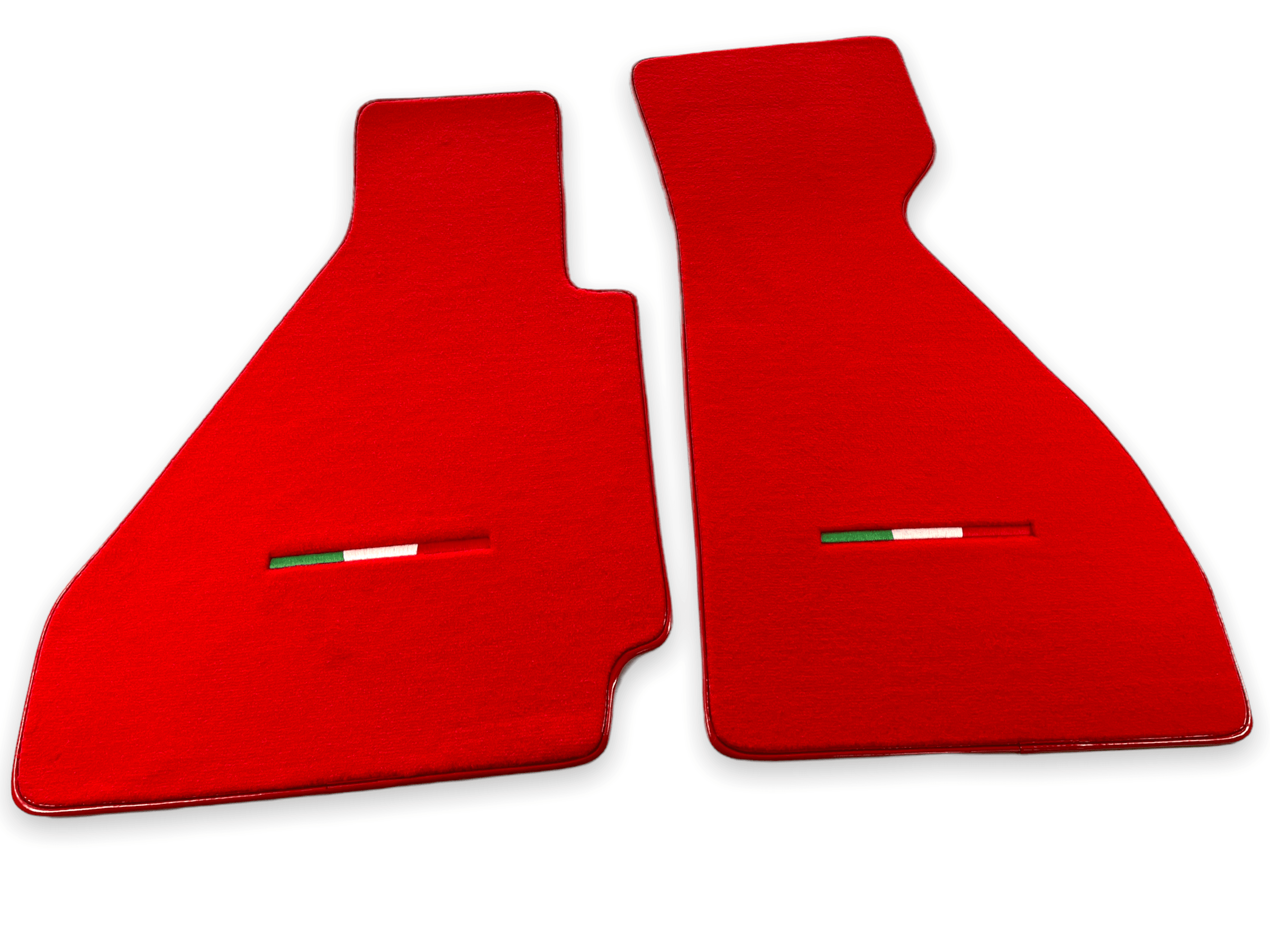 Floor Mats For Ferrari 328 GTB 1985-1989 Red Scuderia Brand Italian Edition - Scuderia