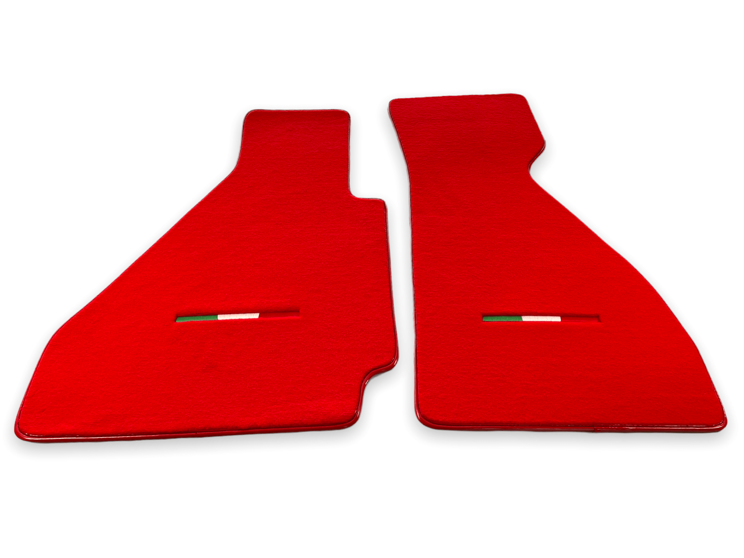 Floor Mats For Ferrari 328 GTB 1985-1989 Red Scuderia Brand Italian Edition - Scuderia