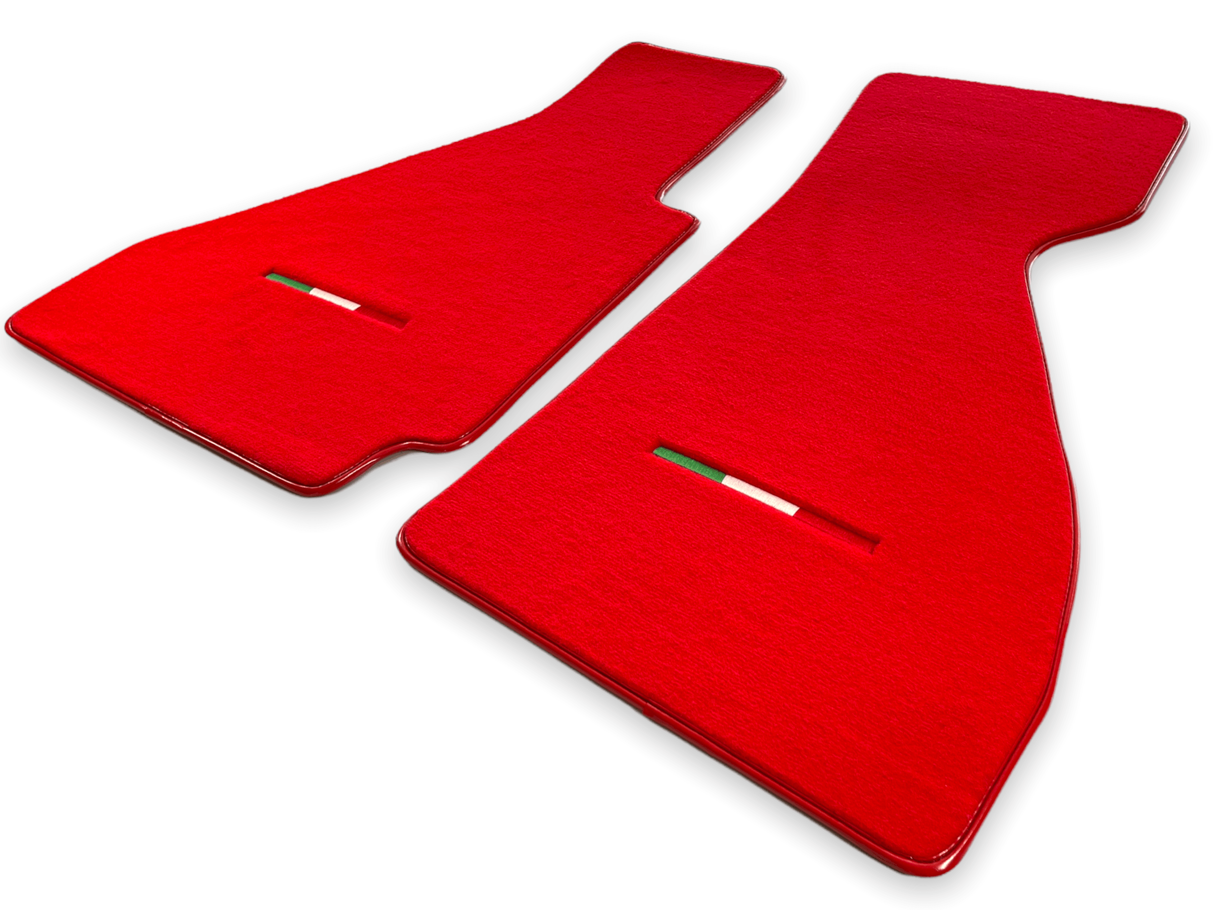 Floor Mats For Ferrari 328 GTB 1985-1989 Red Scuderia Brand Italian Edition - Scuderia