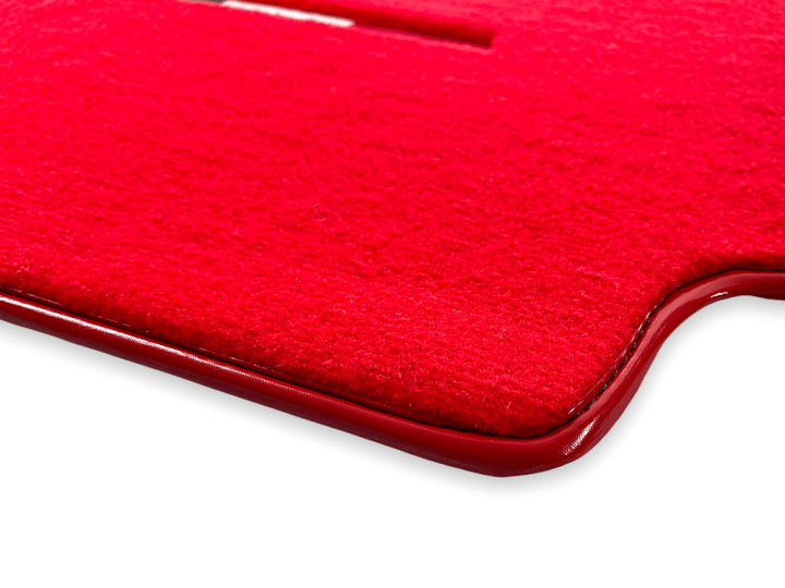 Floor Mats For Ferrari 328 GTB 1985-1989 Red Scuderia Brand Italian Edition - Scuderia