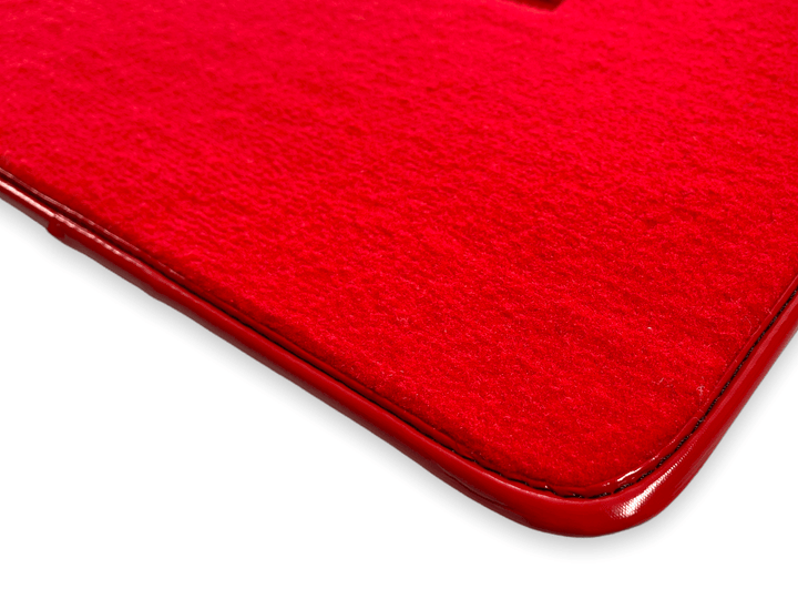 Floor Mats For Ferrari 328 GTB 1985-1989 Red Scuderia Brand Italian Edition - Scuderia