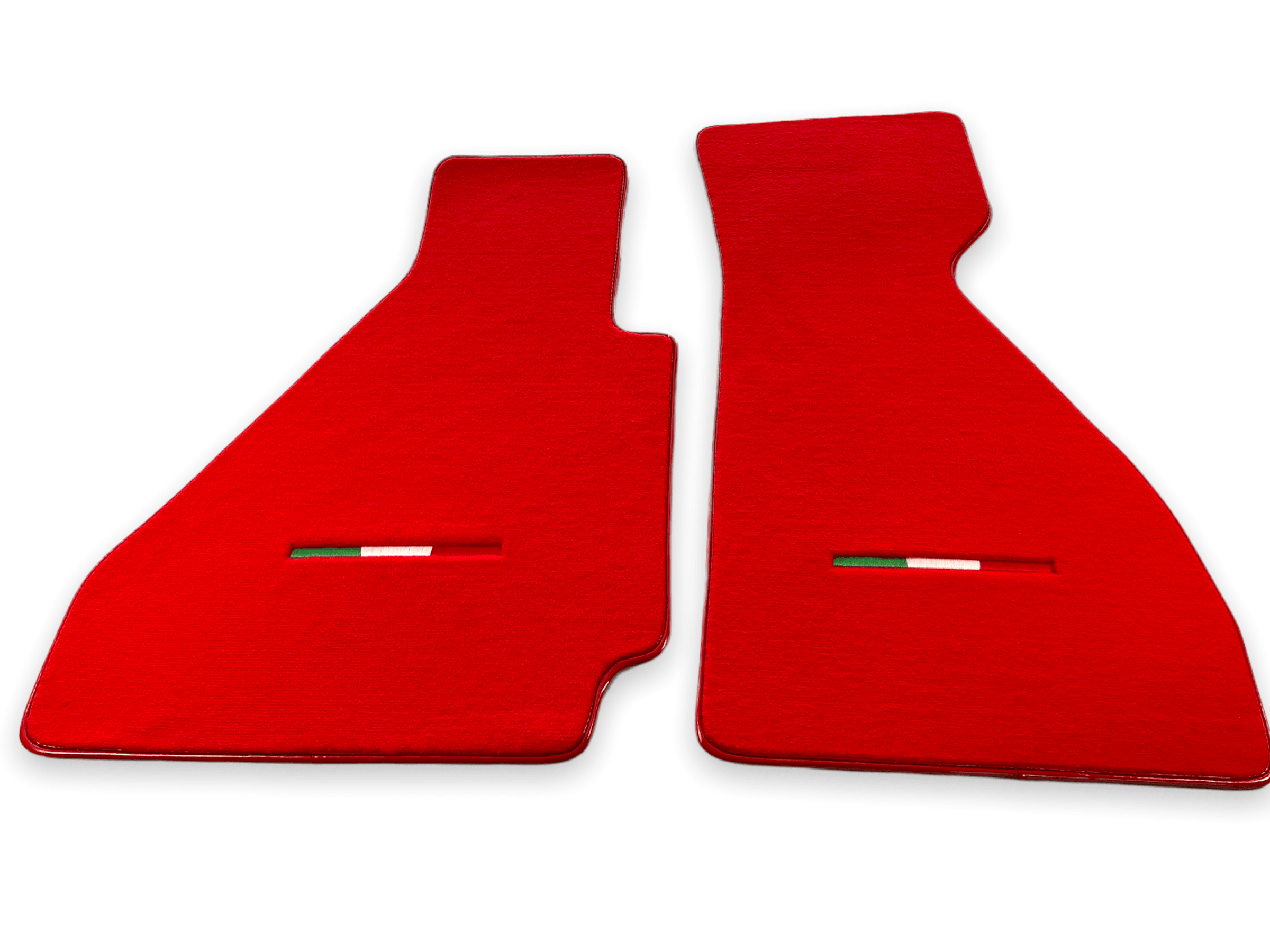 Floor Mats For Ferrari 328 GTB 1985-1989 Red Scuderia Brand Italian Edition - Scuderia