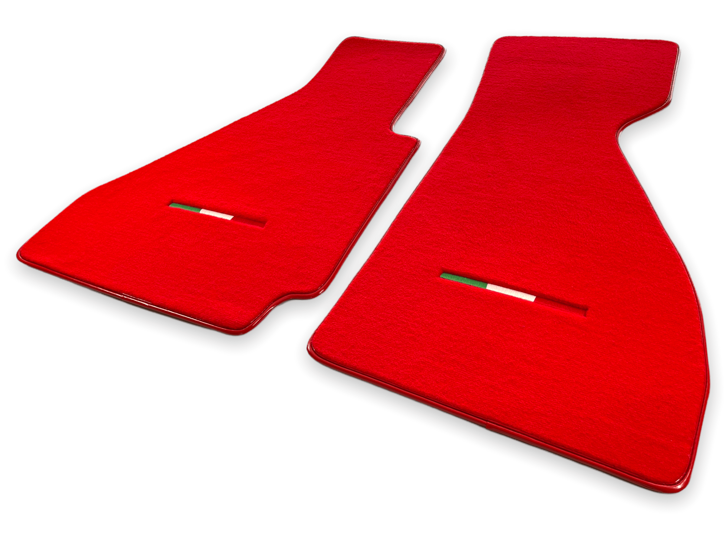 Floor Mats For Ferrari 328 GTB 1985-1989 Red Scuderia Brand Italian Edition - Scuderia