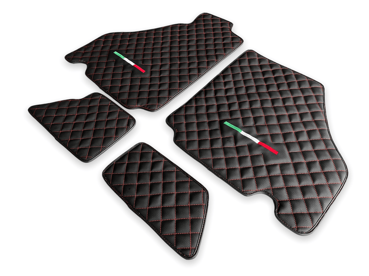 Floor Mats For Ferrari 360 2000-2008 Leather Scuderia Brand - Scuderia