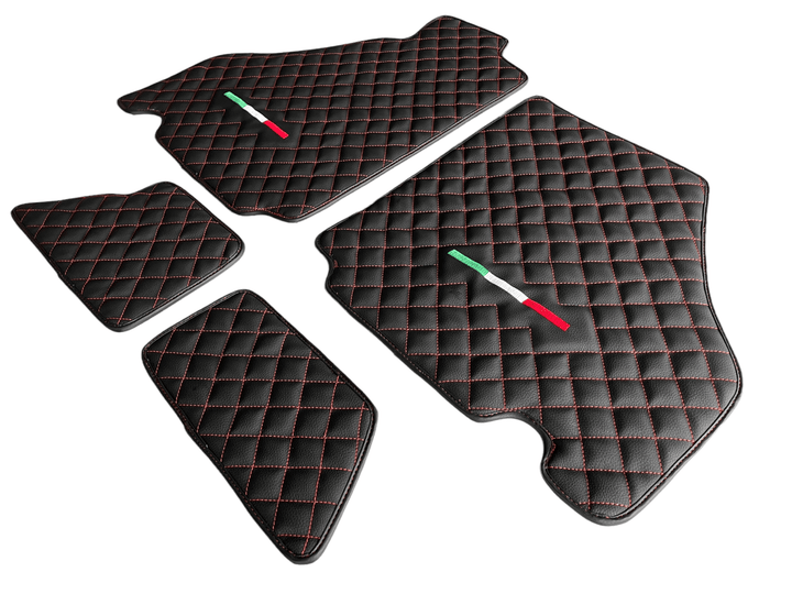 Floor Mats For Ferrari 360 2000-2008 Leather Scuderia Brand - Scuderia