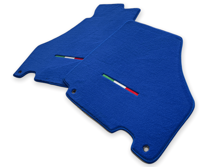 Floor Mats For Ferrari 360 Modena 1999-2005 Blue Scuderia Brand Italian Edition - Scuderia