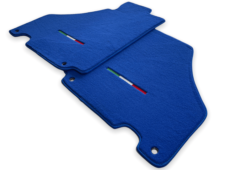 Floor Mats For Ferrari 360 Modena 1999-2005 Blue Scuderia Brand Italian Edition - Scuderia