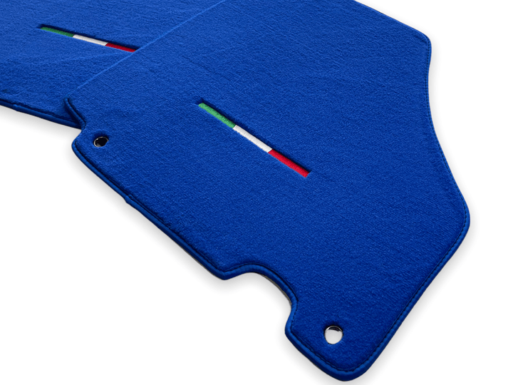 Floor Mats For Ferrari 360 Modena 1999-2005 Blue Scuderia Brand Italian Edition - Scuderia