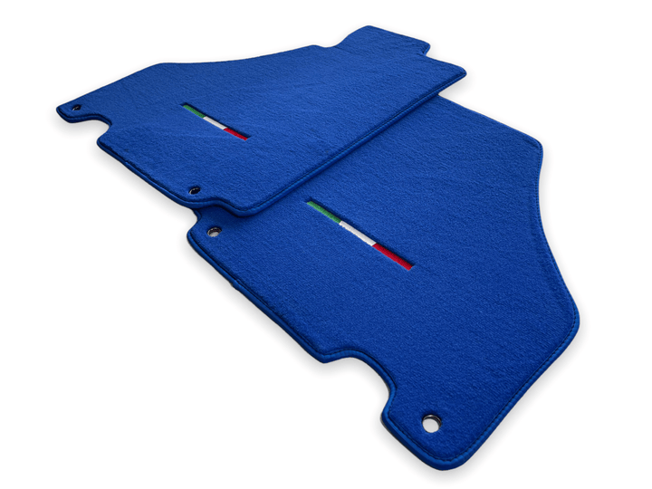 Floor Mats For Ferrari 360 Modena 1999-2005 Blue Scuderia Brand Italian Edition - Scuderia