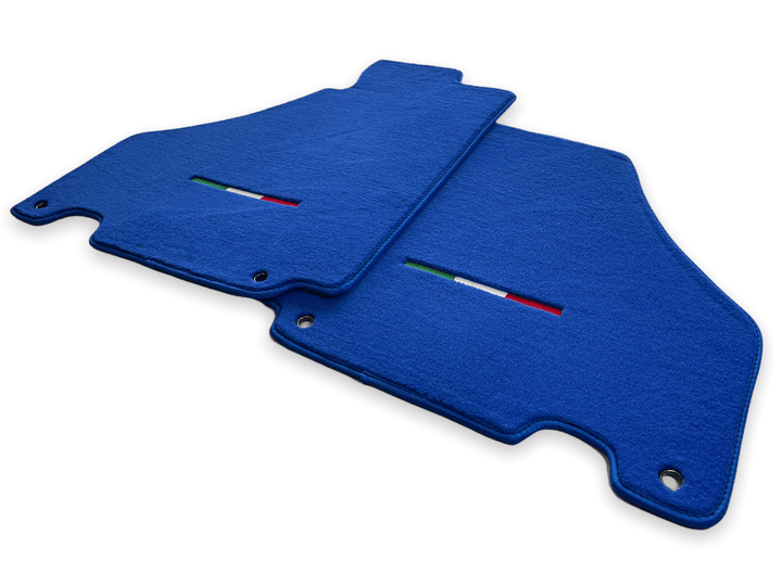 Floor Mats For Ferrari 360 Modena 1999-2005 Blue Scuderia Brand Italian Edition - Scuderia