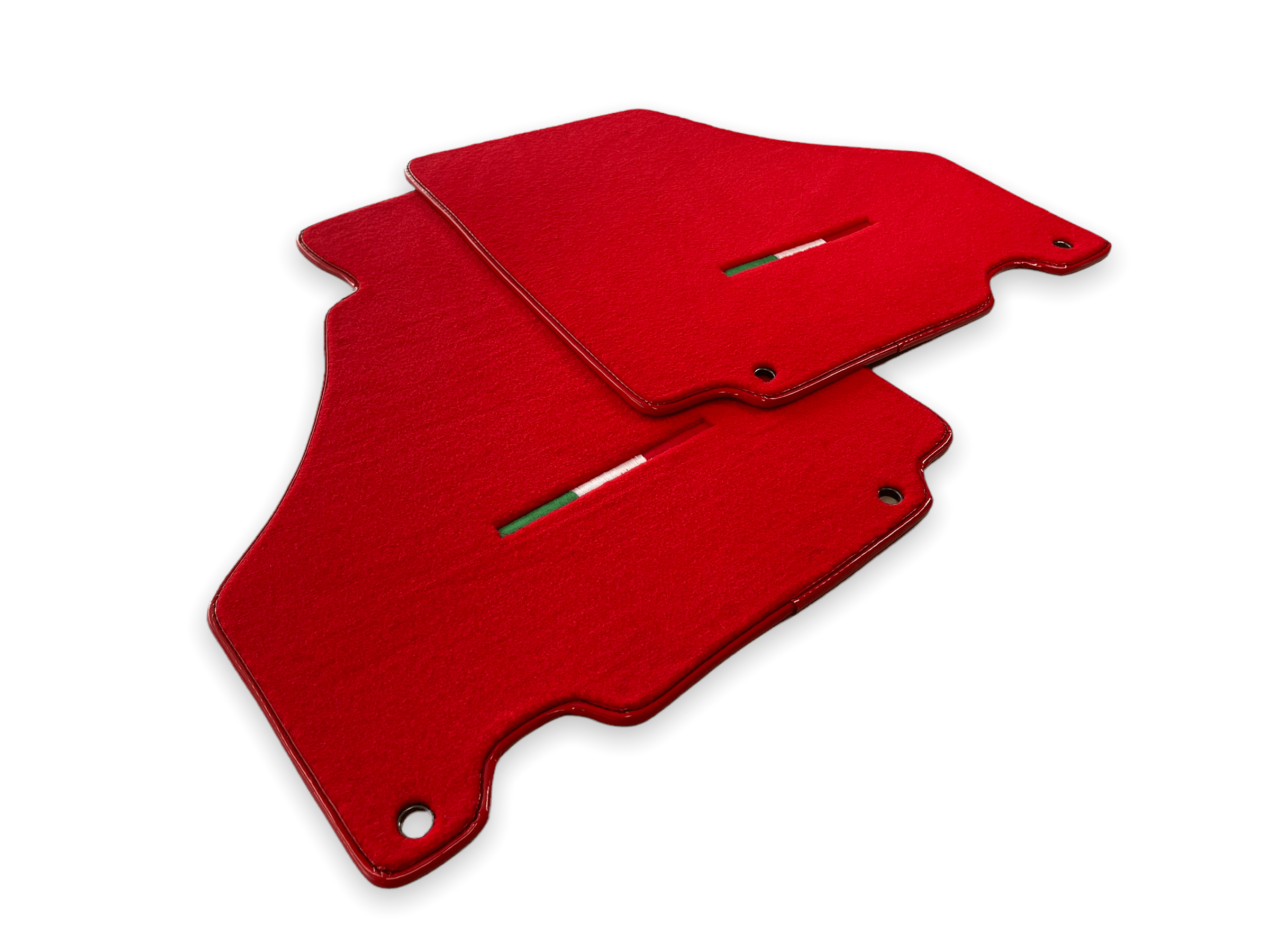 Floor Mats For Ferrari 360 Modena 1999-2005 Red Scuderia Brand Italian Edition - Scuderia