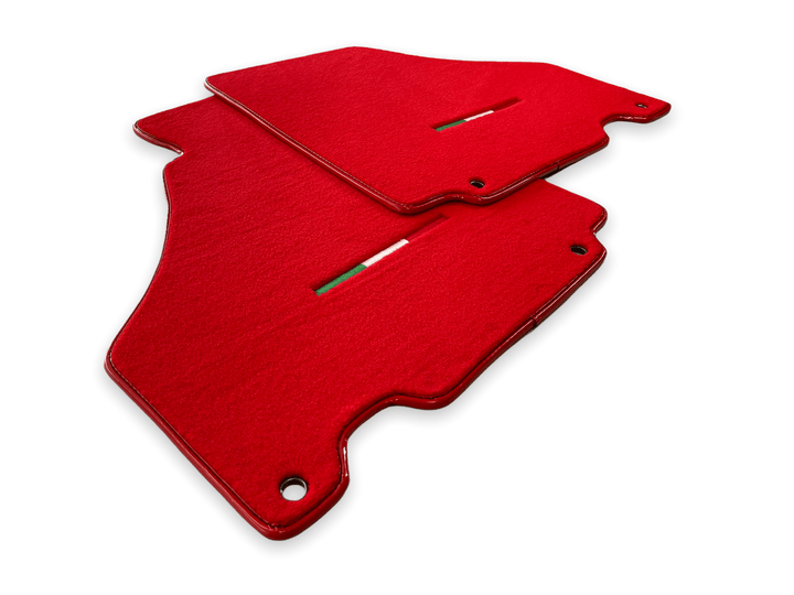 Floor Mats For Ferrari 360 Modena 1999-2005 Red Scuderia Brand Italian Edition - Scuderia