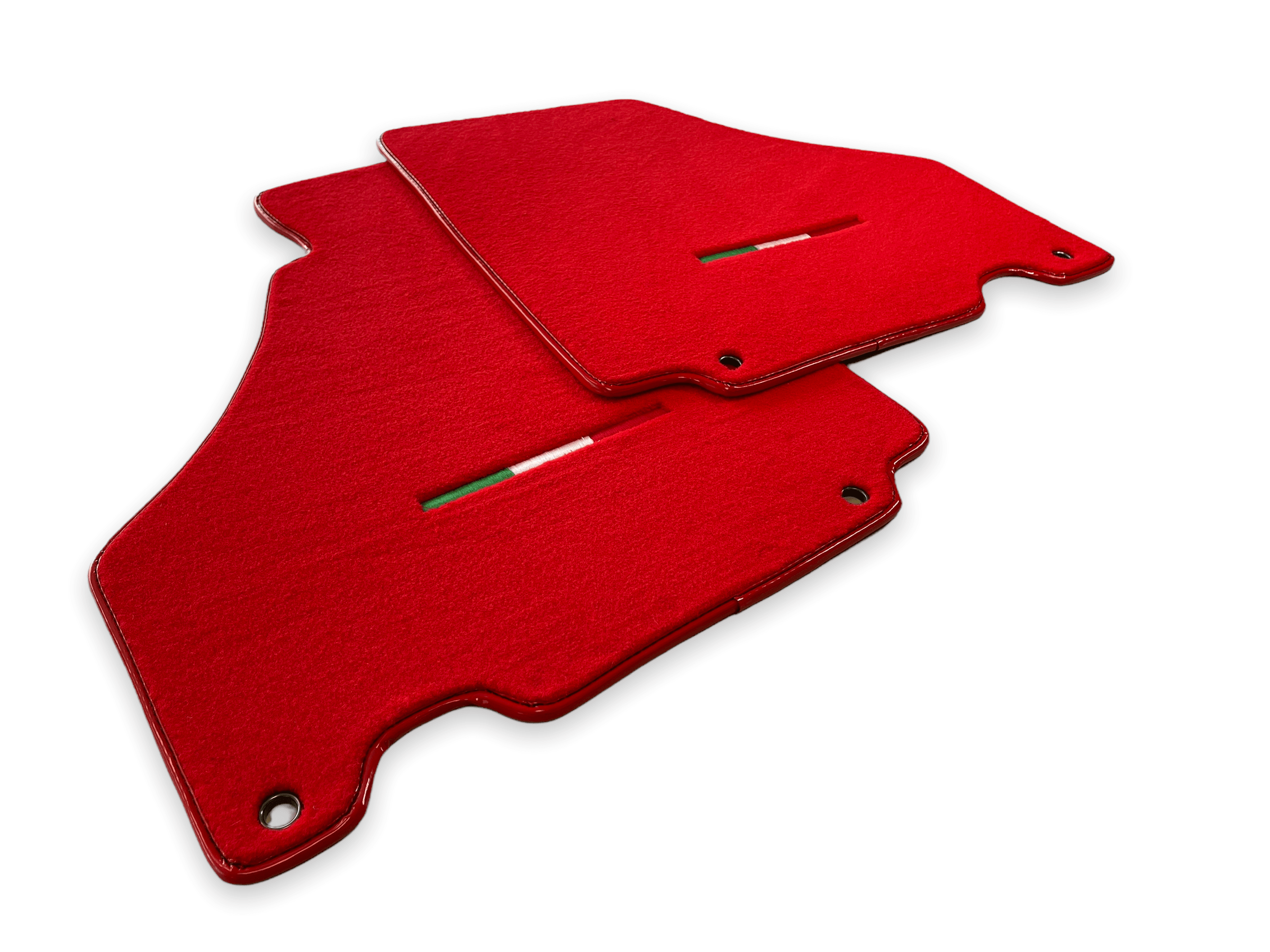 Floor Mats For Ferrari 360 Modena 1999-2005 Red Scuderia Brand Italian Edition - Scuderia