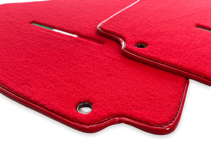 Floor Mats For Ferrari 360 Modena 1999-2005 Red Scuderia Brand Italian Edition - Scuderia