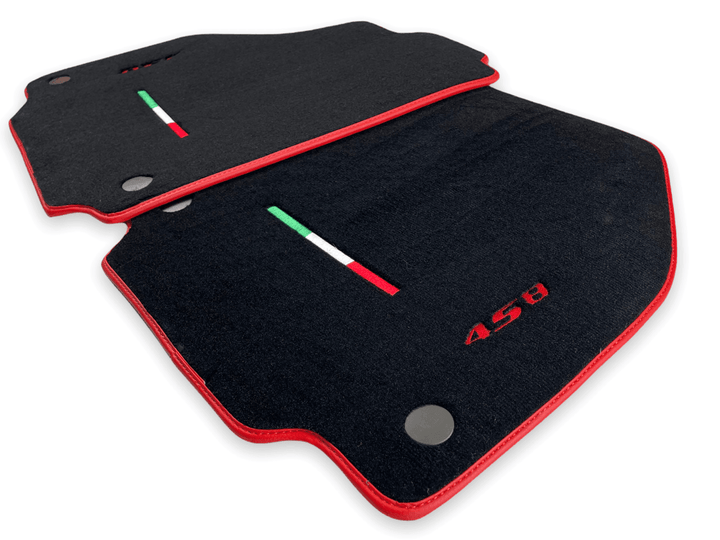 Floor Mats For Ferrari 458 Spider 2012-2015 Italian Edition - Scuderia