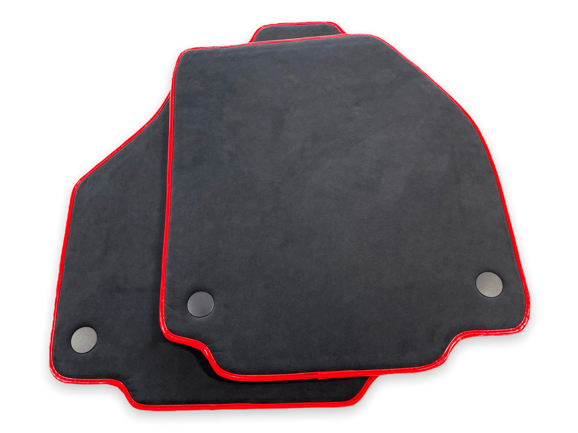 Car Mats For Ferrari 458 Spider (2012-2015) Alcantara Leather Red Trim