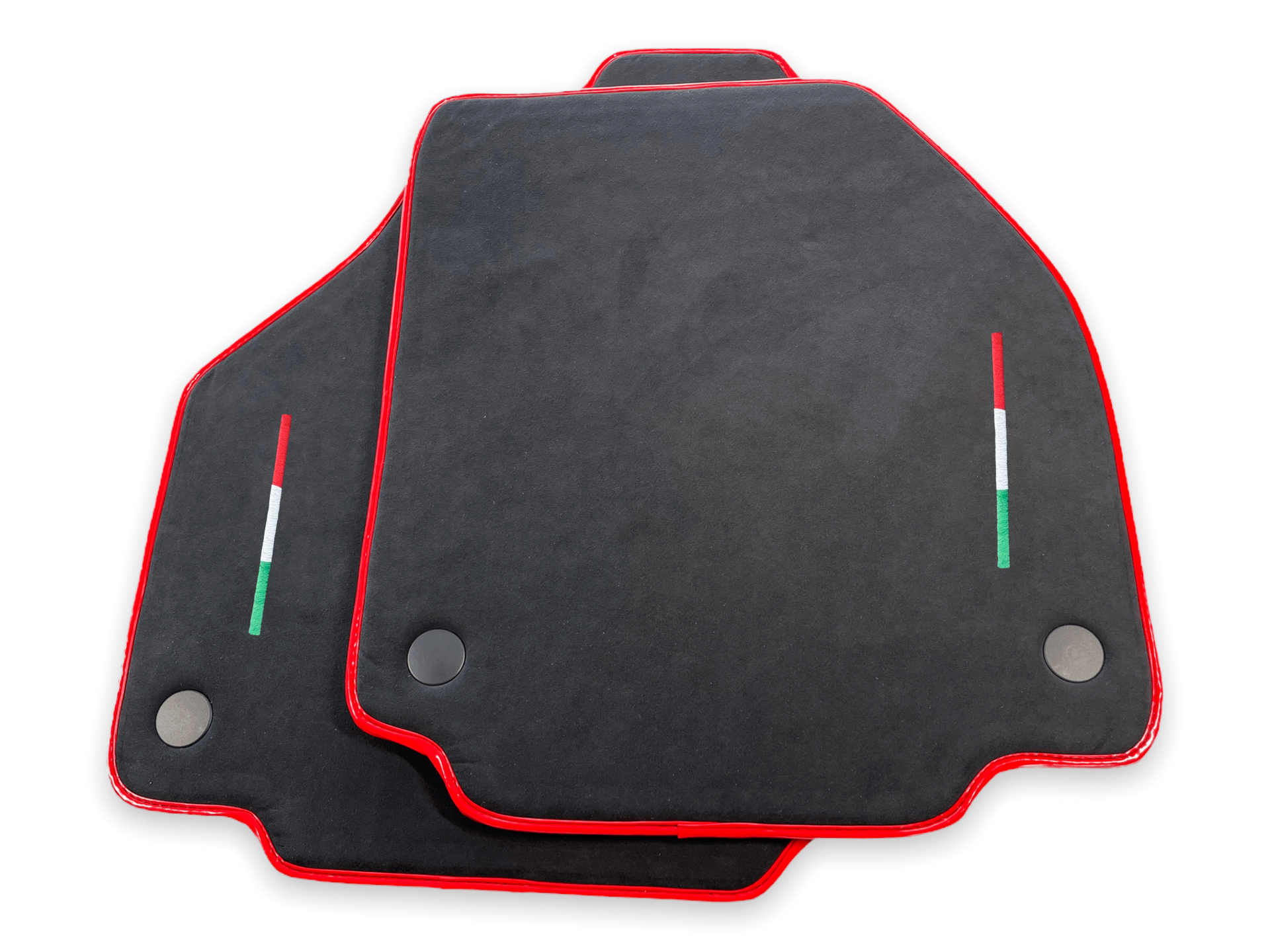 Car Mats For Ferrari 458 Spider (2012-2015) Alcantara Leather Red Trim