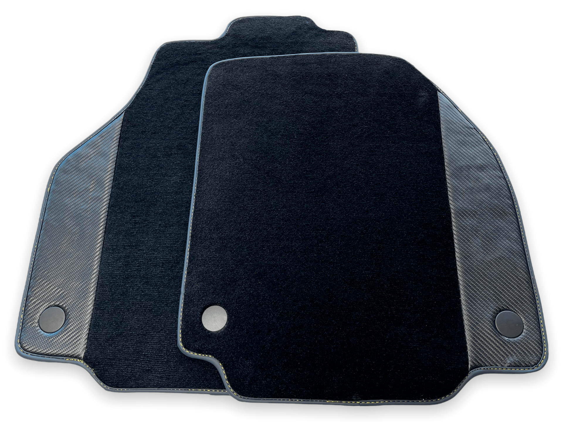 Car Mats For Ferrari 488 GTB 2015-2022 Carpet With Carbon Fiber