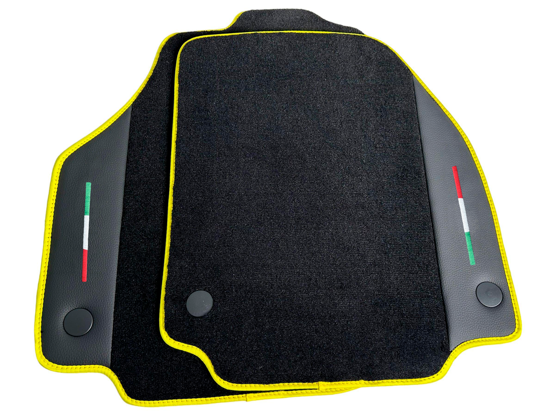 Car Mats For Ferrari 488 GTB 2015-2022 Carpet With Leather