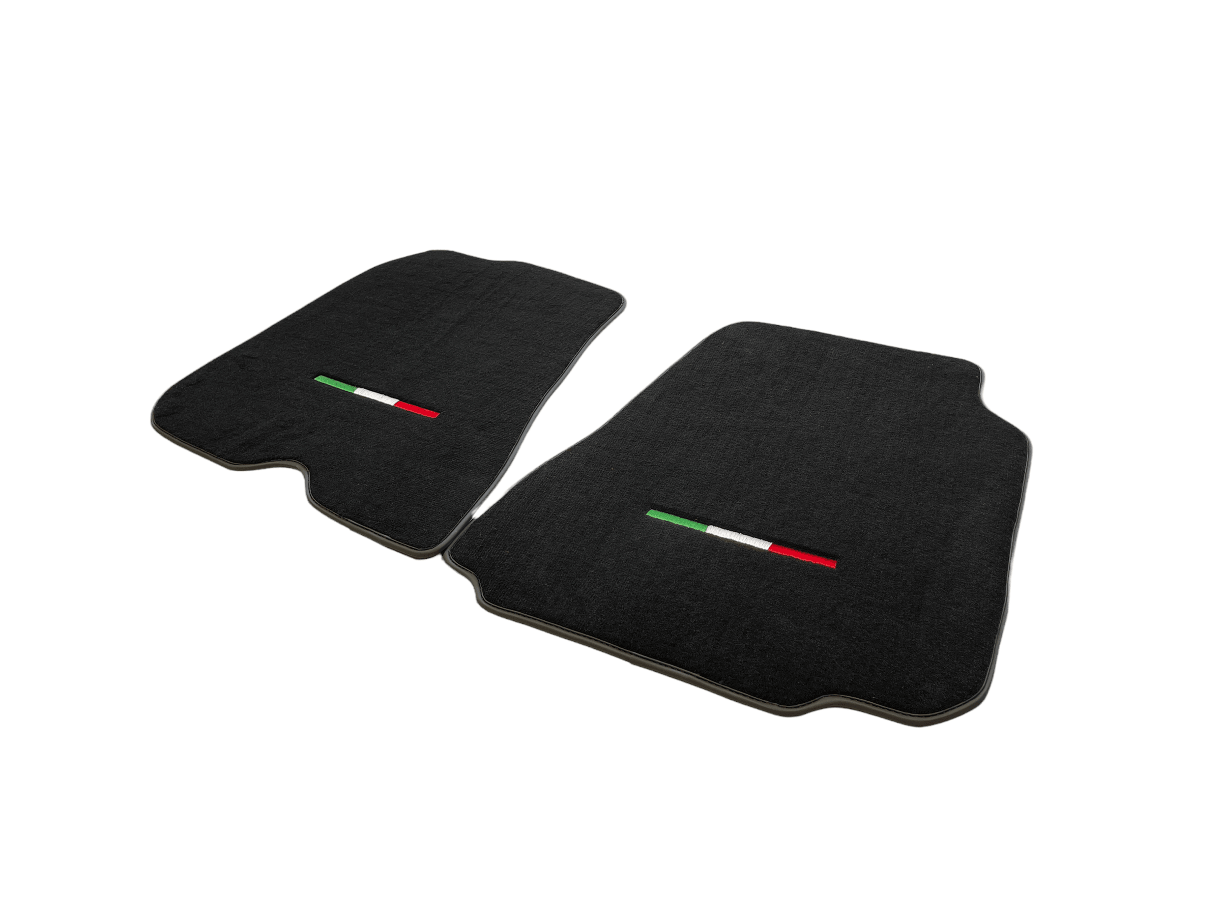 Floor Mats For Ferrari 812 Superfast Black Tailored Carpets With Italian Emblem - Scuderia