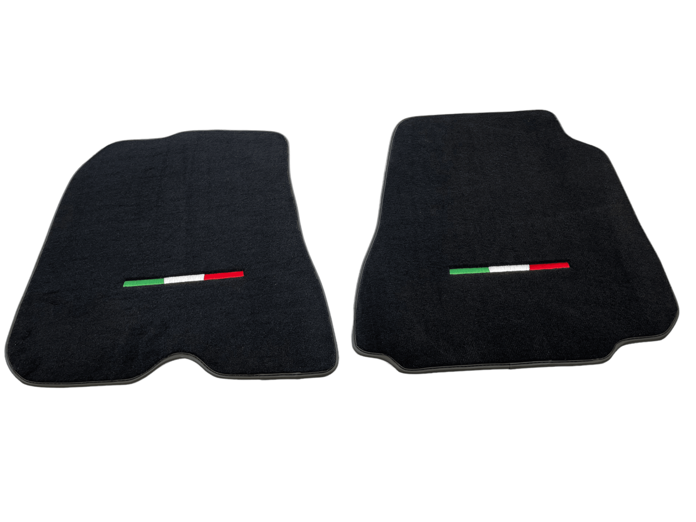 Floor Mats For Ferrari 812 Superfast Black Tailored Carpets With Italian Emblem - Scuderia