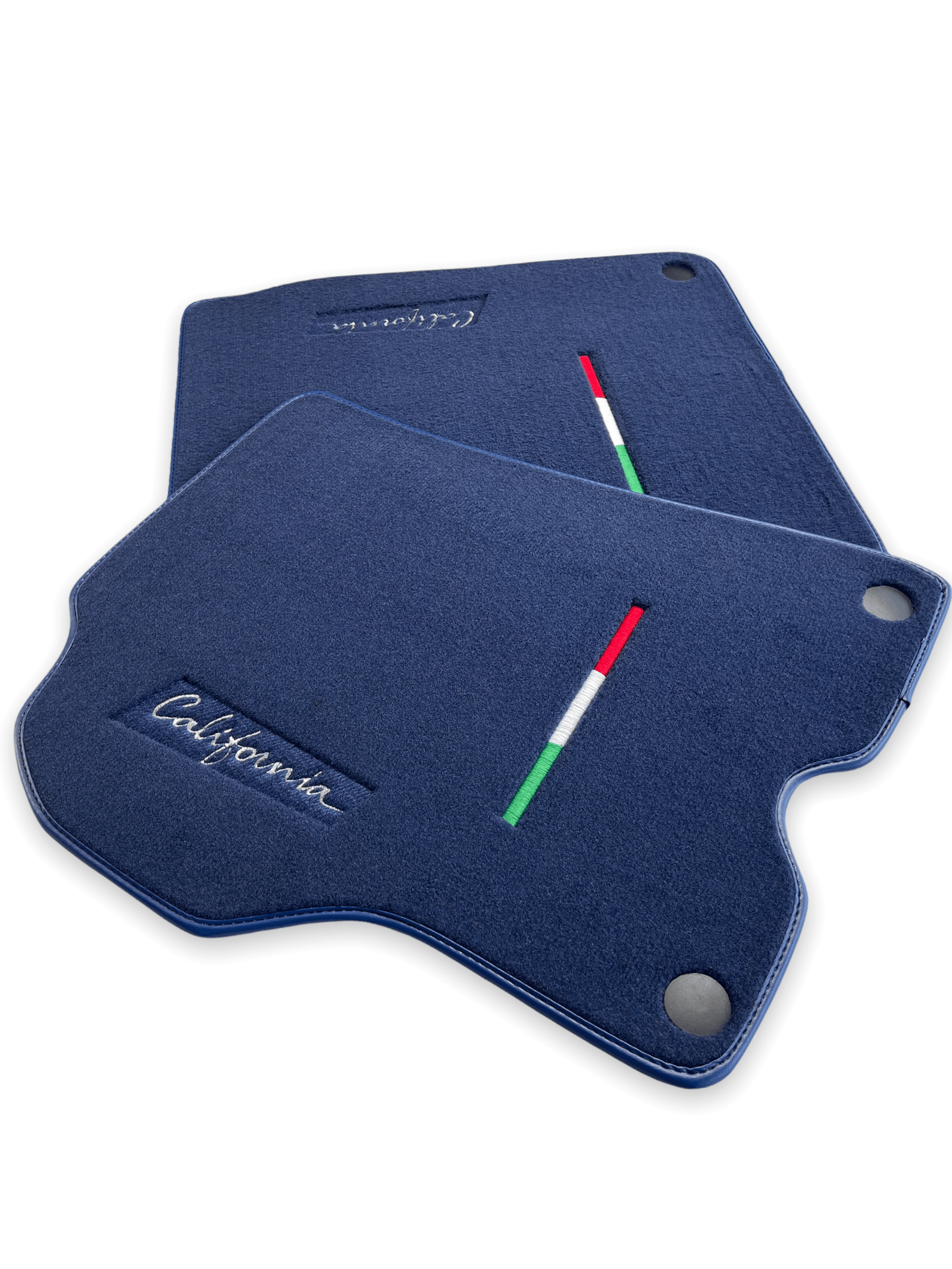 Floor Mats For Ferrari California 2008-2014 Dark Blue Color - Scuderia