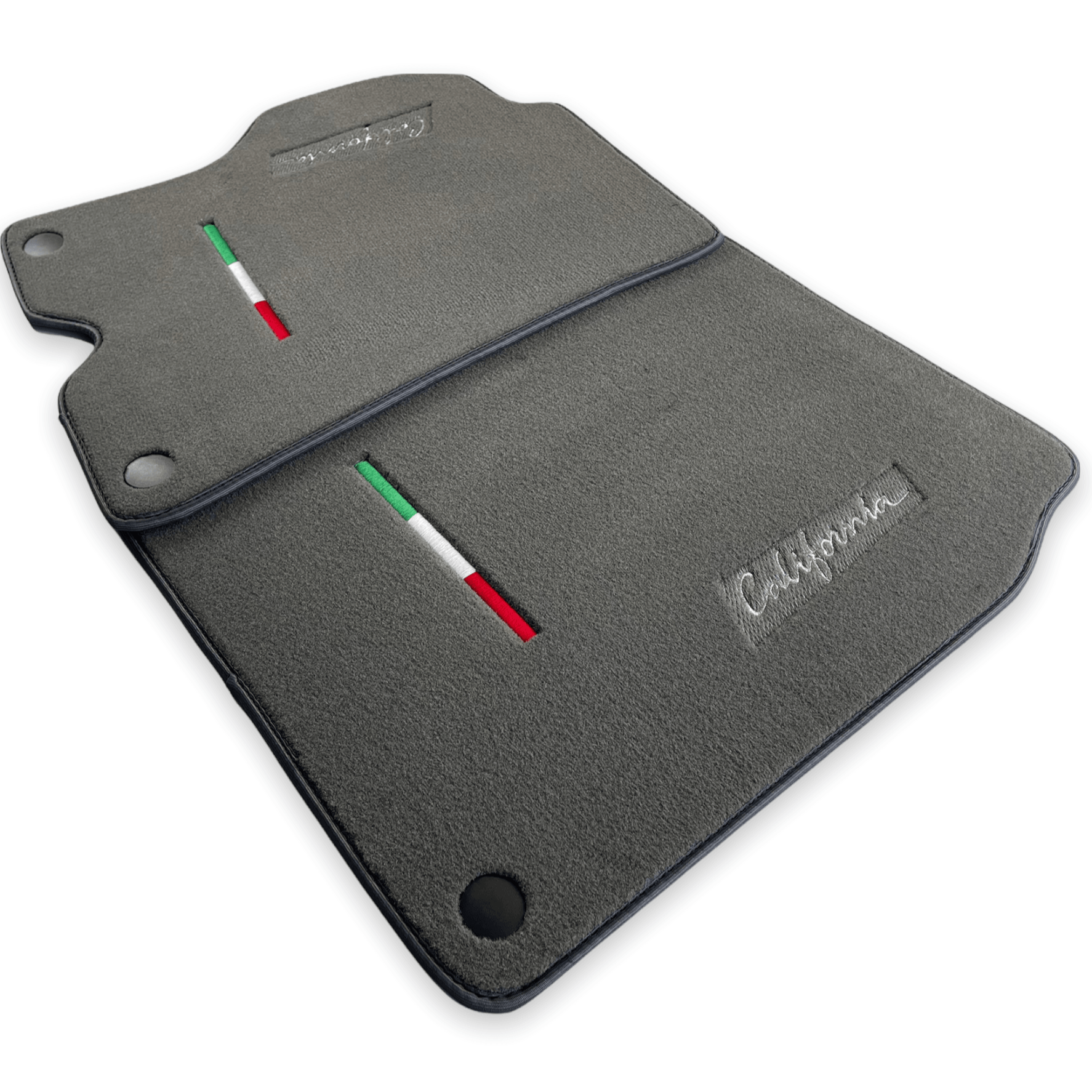 Floor Mats For Ferrari California 2008-2014 Gray Color - Scuderia