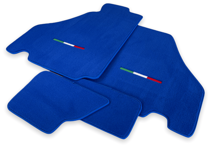 Floor Mats For Ferrari F430 2004-2009 Blue Color IT Edition - Scuderia