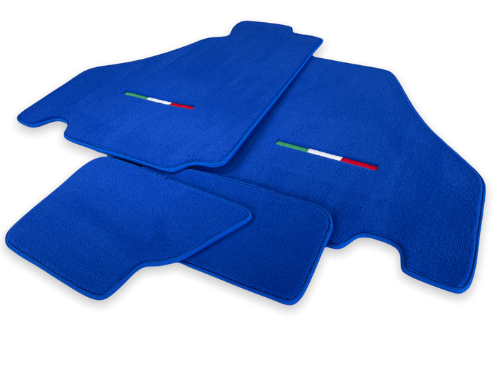 Floor Mats For Ferrari F430 2004-2009 Blue Color IT Edition - Scuderia