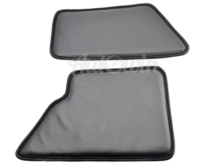 Floor Mats For Ferrari F430 2004-2009 Carbon & Alcantara Leather F430 Emblem - Scuderia