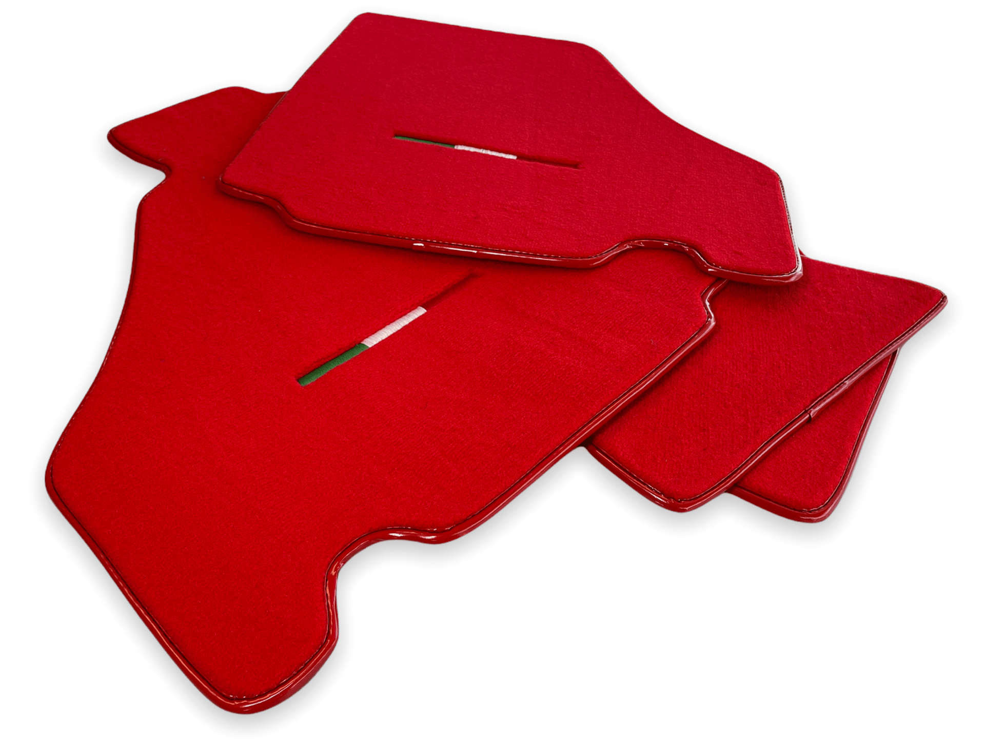 Floor Mats For Ferrari F430 2004-2009 Red Color IT Edition - Scuderia