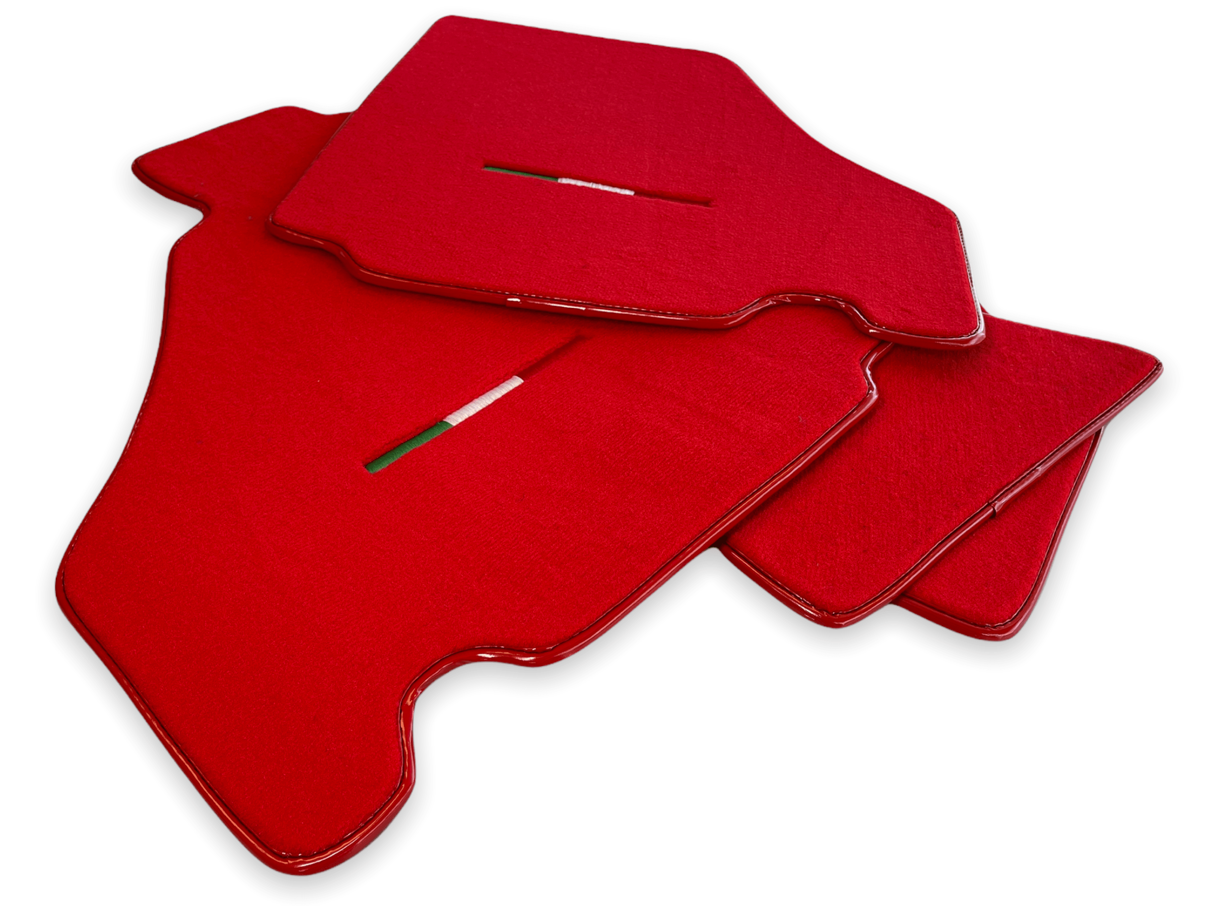Floor Mats For Ferrari F430 2004-2009 Red Color IT Edition - Scuderia