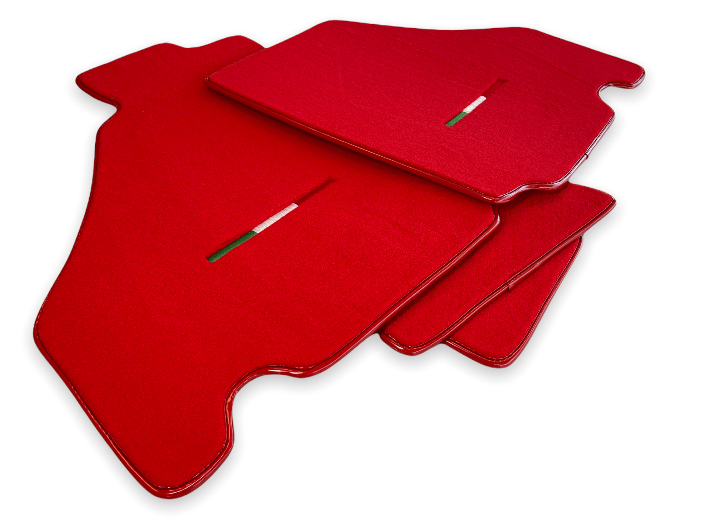 Floor Mats For Ferrari F430 2004-2009 Red Color IT Edition - Scuderia
