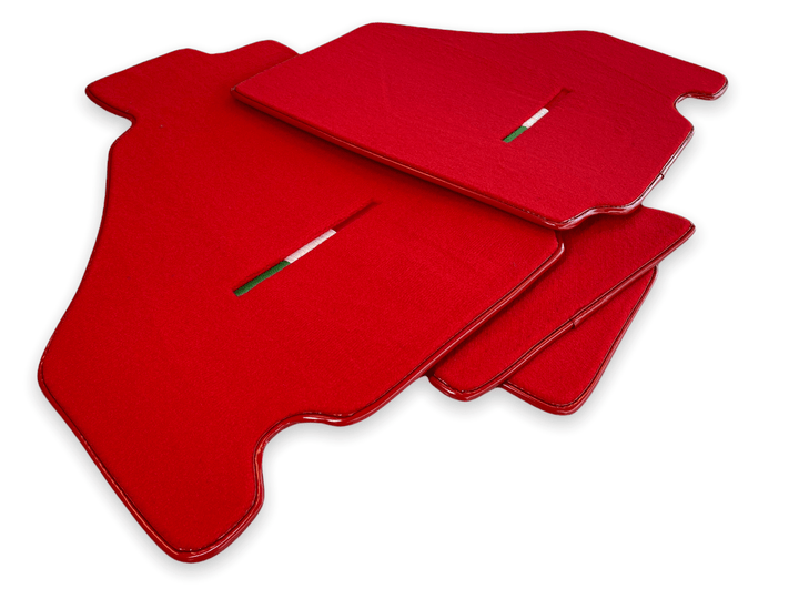 Floor Mats For Ferrari F430 2004-2009 Red Color IT Edition - Scuderia