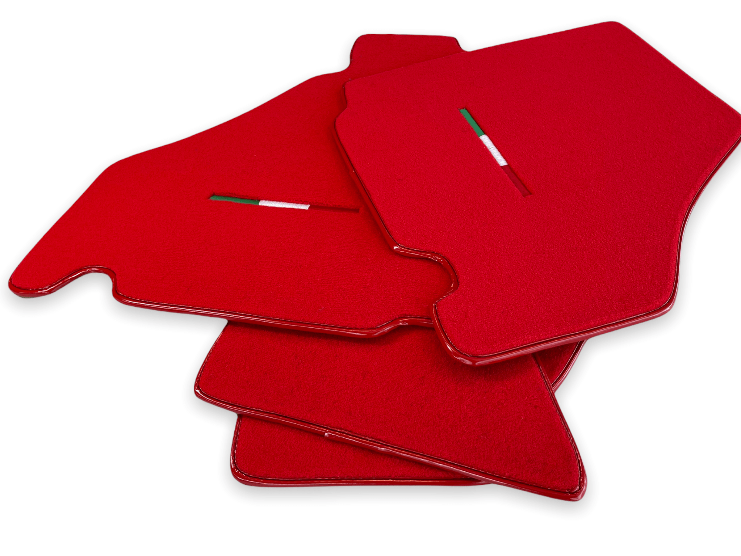 Floor Mats For Ferrari F430 2004-2009 Red Color IT Edition - Scuderia
