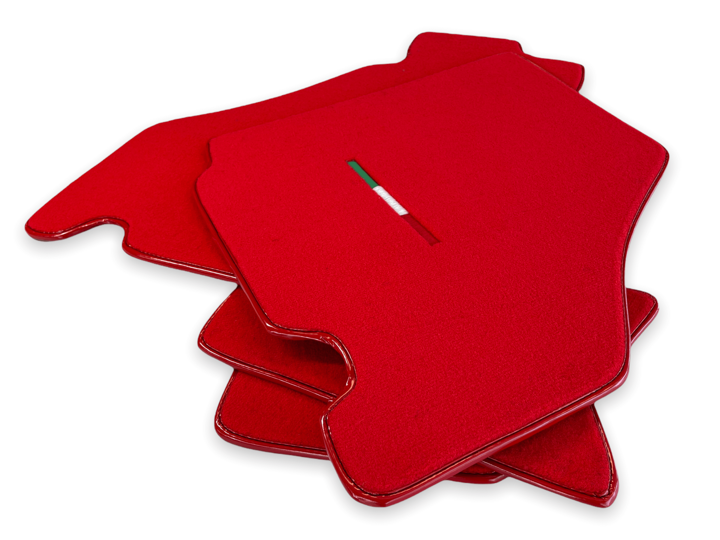 Floor Mats For Ferrari F430 2004-2009 Red Color IT Edition - Scuderia