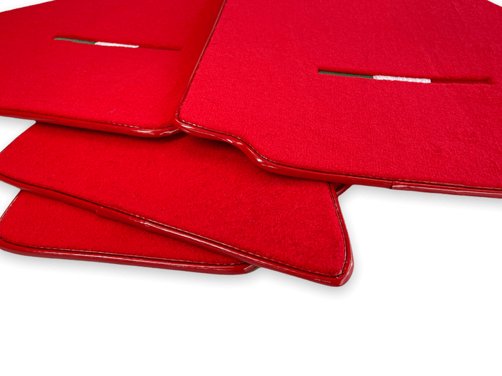 Floor Mats For Ferrari F430 2004-2009 Red Color IT Edition - Scuderia